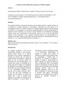 Contraste de diversidad entre parcelas en el Medio Caquetá