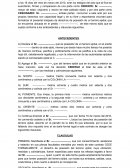 Contrato de sesion de derecho y dominio