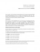 Aclaración de carta invitación