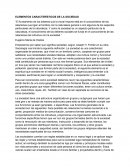 Elementos caracteristicos de la sociedad