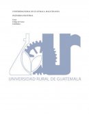 UNIVERSIDAD RURAL DE GUATEMALA, MAZATENANGO INGENIERIA INDUSTRIAL