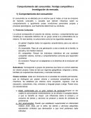 Comportamiento del consumidor, Ventaja competitiva e Investigación de mercado