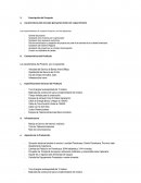 Características del mercado (proyecto) matriz de requerimiento