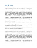 Ley de corte