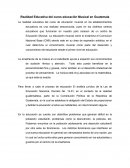 Realidad educativa de la Educación Musical en Guatemala