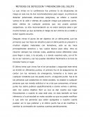 METODOS DE DETECCION E PREVENCION DEL DELITO
