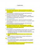 Agrupamientos sociales y mecanización social. Cuestionario