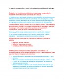 Relación entre practica y teoría