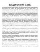 Consecuencias del calentamiento global