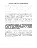 Opinión de las políticas macroprudenciales