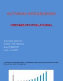 CRECIMIENTO POBLACIONAL