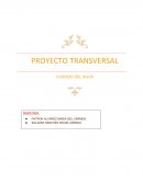 PROYECTO TRANSVERSAL CUIDADO DEL AGUA