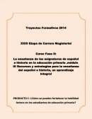 Trayecto formativo 2014