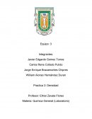 Laboratorio. Practica 3: Densidad