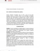 CONTRATO DE TRANSACCIÓN LABORAL