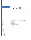 Violación en el estado de México