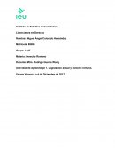 Actividad de Aprendizaje 1. Legislación actual y derecho romano