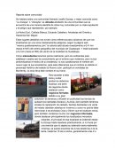 Trabajo social en comunidad, reporte sobre comunidad