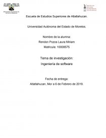 Ingeniería de software. Página 1