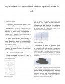 Importancia de la construcción de modelos a partir de planos de taller
