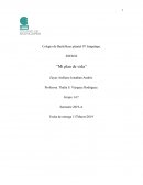 Filosofía de vida. “Mi plan de vida”