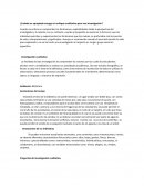 ¿Cuándo es apropiado escoger el enfoque cualitativo para una investigación?