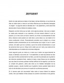 ENSAYO ZEITGEIST