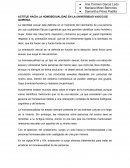 Actitud hacía la homosexualidad en la Universidad Vasco de Quiroga