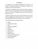 La monografía. Cronograma