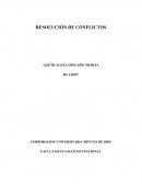 RESOLUCIÓN DE CONFLICTOS ¡ EN REALIDAD NO ES TAN MALO!
