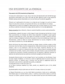 USO EFICIENTE DE LA ENERGIA