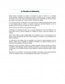 La filosofia en enfermeria