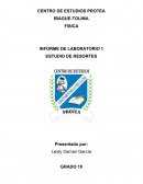 FISICA INFORME DE LABORATORIO 1 ESTUDIO DE RESORTES