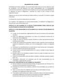 REGLAMENTO DEL ALUMNO