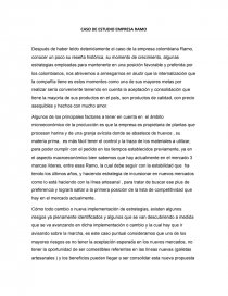 CASO DE ESTUDIO EMPRESA RAMO. Página 1