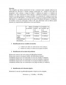 Investigación de operaciones. Ejercicio