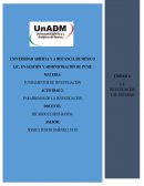 PARADIGMAS DE LA INVESTICASIÖN