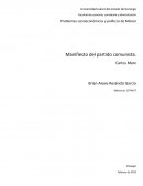 Manifiesto del partido comunista. Carlos Marx