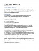 Asignación Hardware