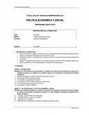 POLITICA ECONOMICA Y SOCIAL PROGRAMA ANALÍTICO