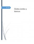 Óxidos ácidos y básicos