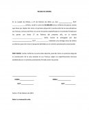 Recibo formal de dinero