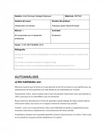 Mi compromiso con mi desarrollo profesional. Página 1