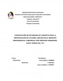 Contruccion estanque