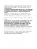 La Organizacion y la informacion