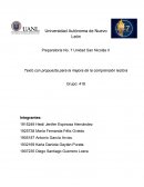 Propuesta de mejora de comprensión lectora