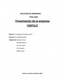Presentación de la empresa FORTILIT
