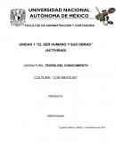 CULTURA: “LOS MEXICAS”