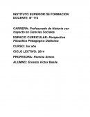 Aproximación a cuestiones de fundamento en la enseñanza de la Historia