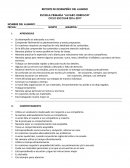 REPORTE DE DESEMPEÑO DEL ALUMNO ESCUELA PRIMARIA “ALVARO OBREGON”